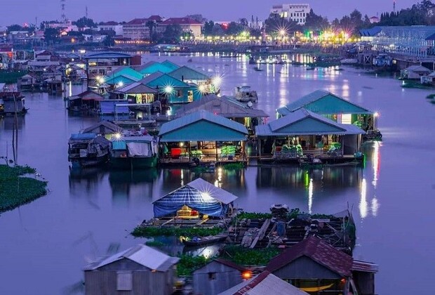 Địa điểm du lịch An Giang - Làng nổi Cá Bè